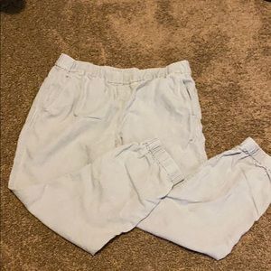 JCrew linen joggers